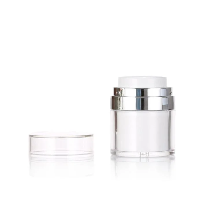 50g Cosmetic Vacuum Packaging Airless Pump Emulsion Jar with Cap for Makeup