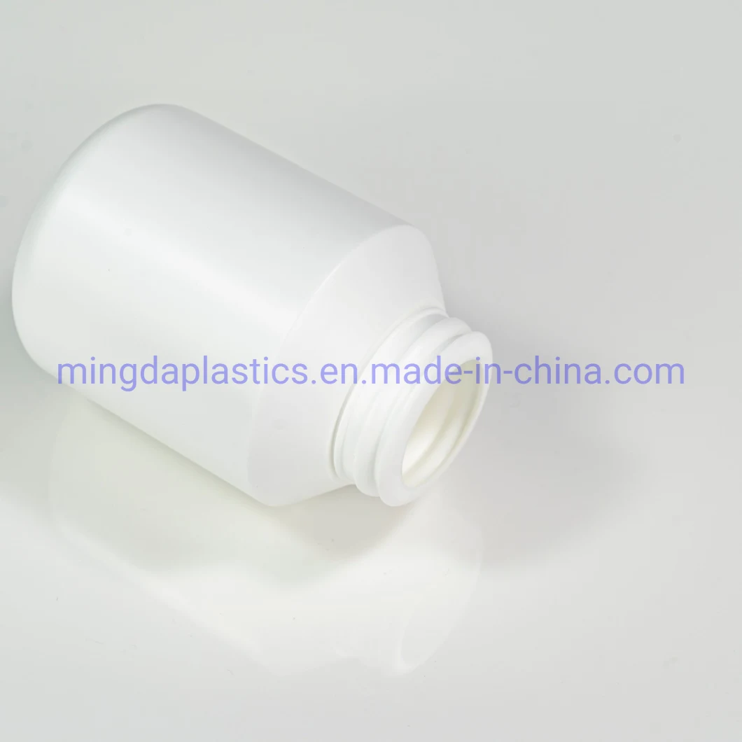 Oxygen Resistance Food Grade 100ml HDPE Sloping Shoulder Plastic Packaging Bottle with Tamper Evidence Cap for Healthcare Products