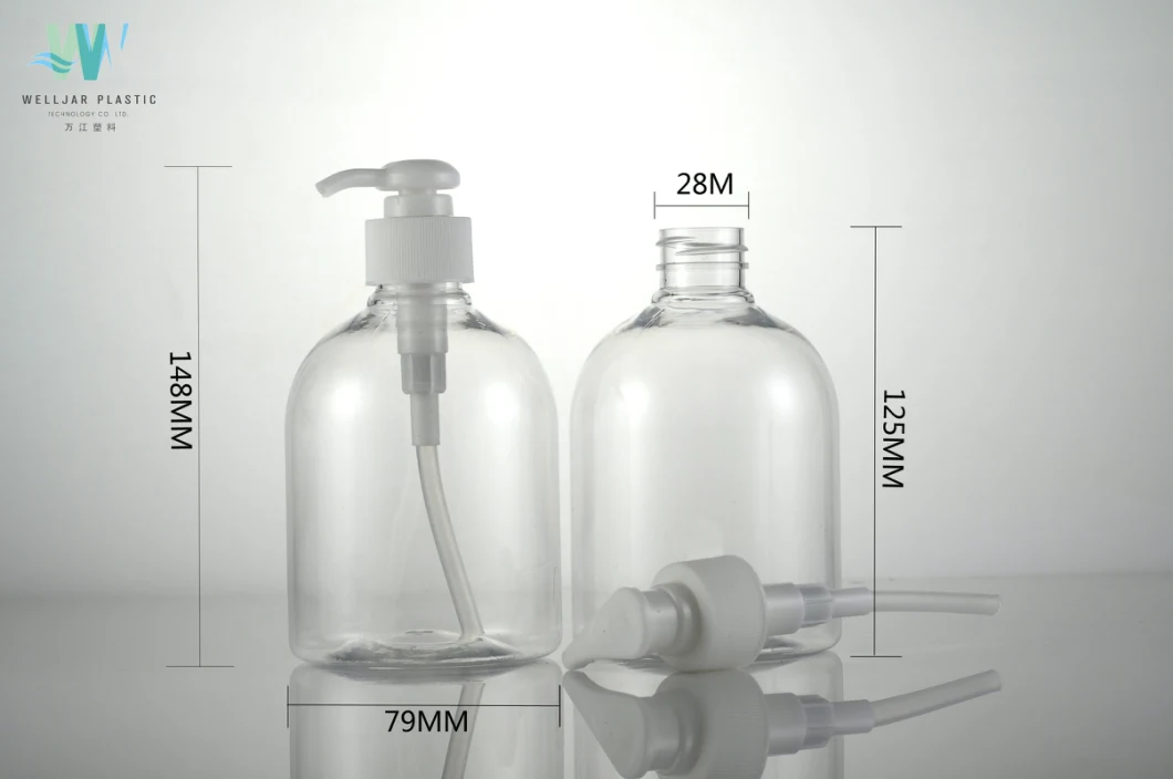 400ml Plastic Pet Bottle with Lotion Pump for Hand Wash