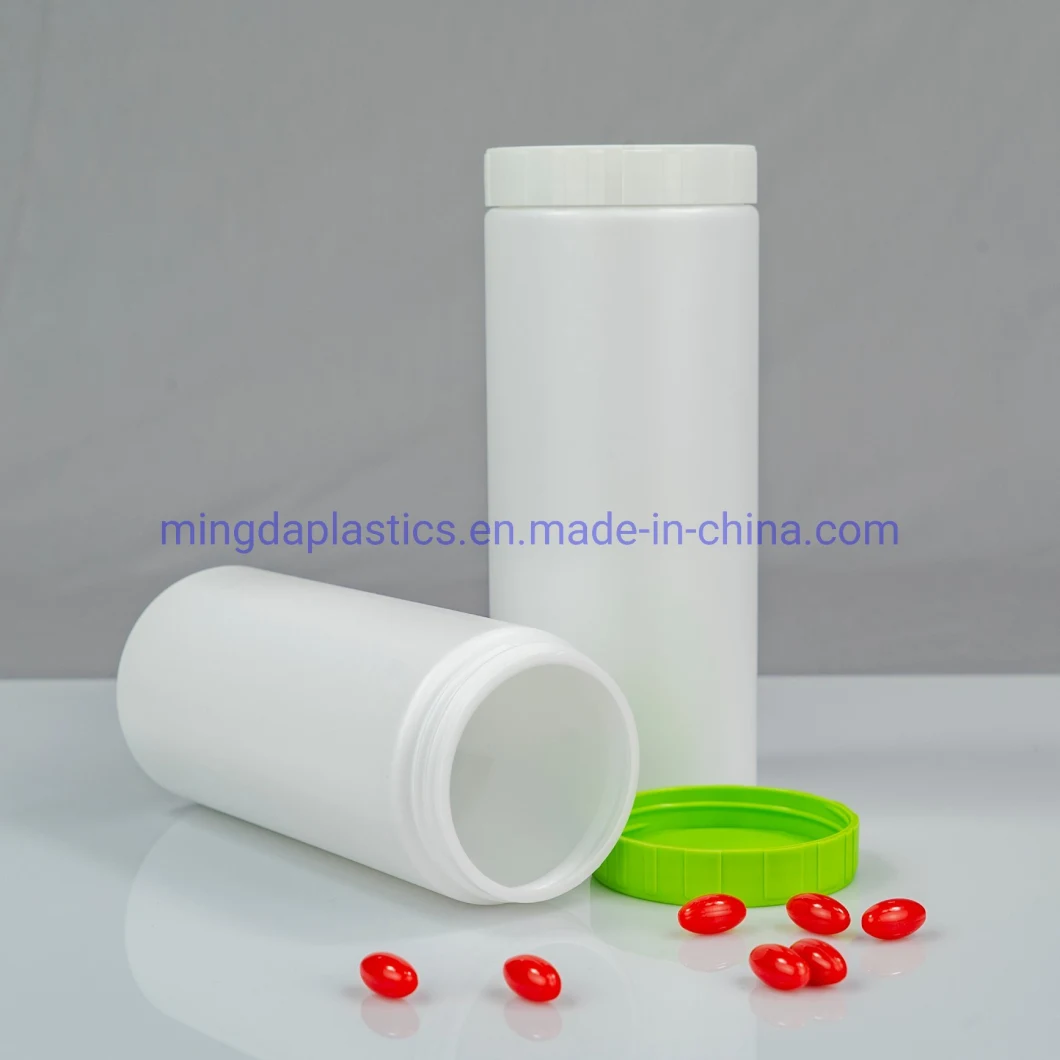 HDPE 100ml Cylindrical Plastic Bottle