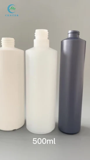 Пустая пластиковая бутылка шампуня HDPE квадрата 100 мл насоса для прессы