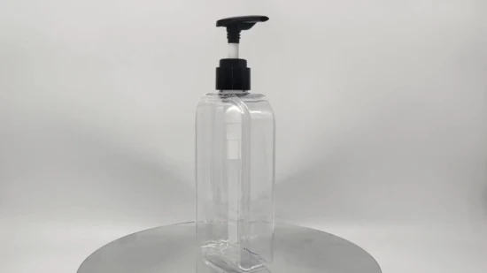 500 мл круглая плоская пластиковая бутылка HDPE для ухода за ребенком, шампунь, гель для душа, упаковка продукта
